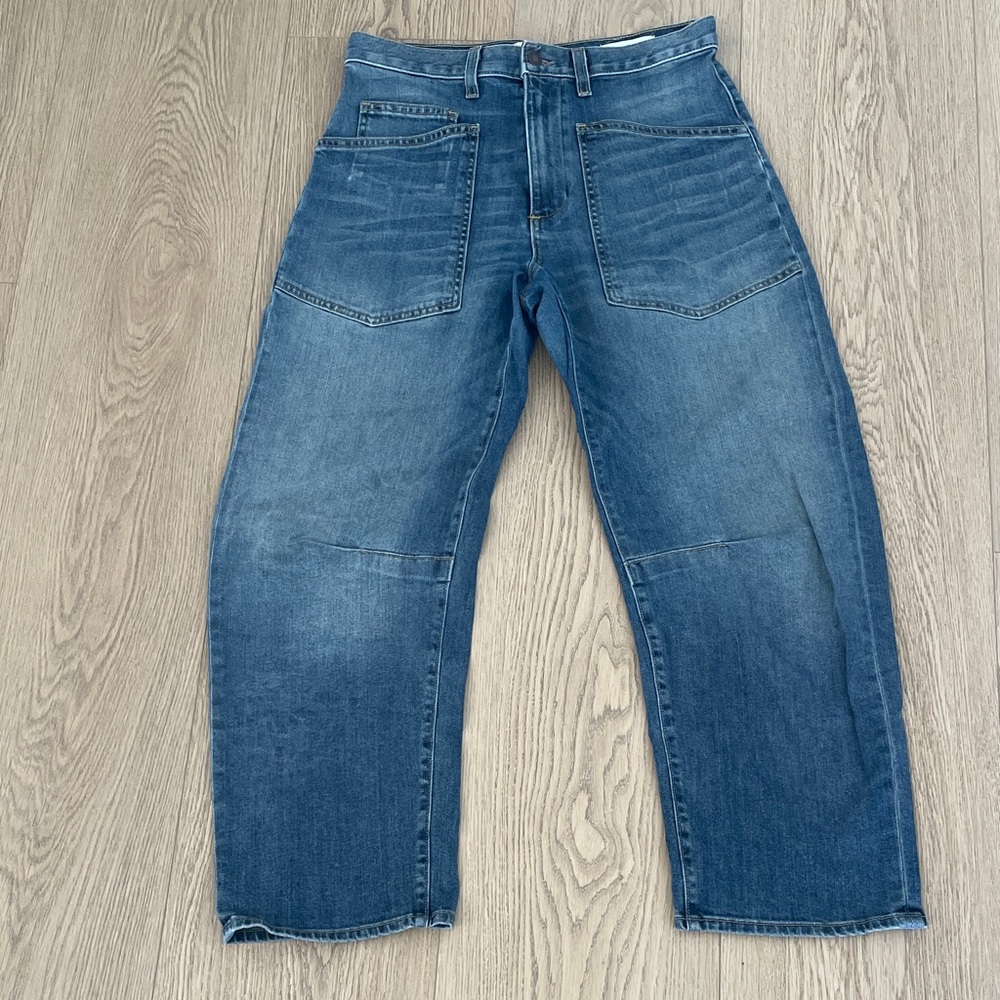 Nili Lotan shon barrel leg Jean